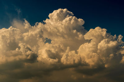 Low angle view of clouds in sky