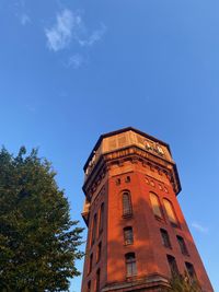 Low angle view of building against sky