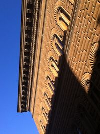 Low angle view of historical building