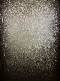 Close-up of wet glass