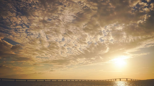 Beautiful sunset beach, sunset sky and seascape of miyakojima, a remote island in okinawa prefecture