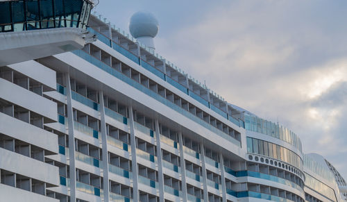 Low angle view of building against sky