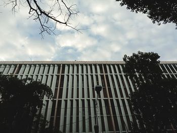 Low angle view of building against sky