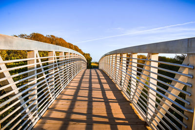 Low angle view of bridge against sky