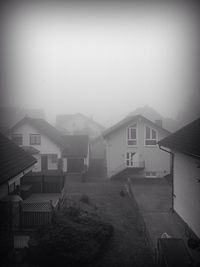 Houses against sky