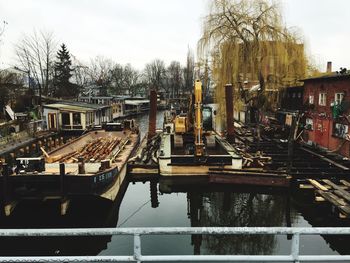 Built structure with trees in background