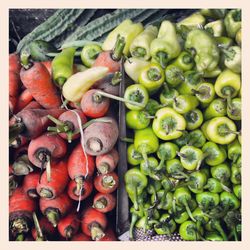 Close-up of vegetables for sale at market stall