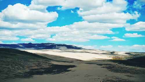 Panoramic view of landscape against sky