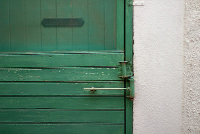 Full frame shot of closed door