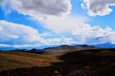 Panoramic view of landscape against sky