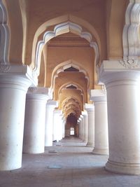 Corridor of historic building