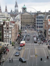 Cityscape of  amsterdam, netherlands.day time in spring.