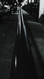 Surface level of road in city