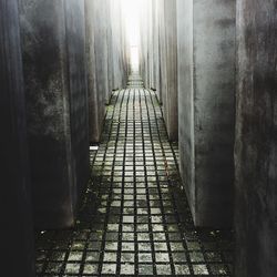 Walkway in historic building