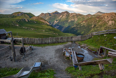 Scenic view of landscape against sky