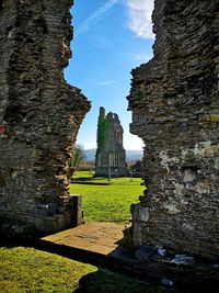 View of old ruins