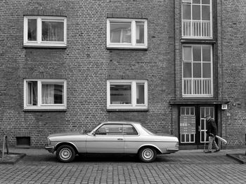 Car on street in city