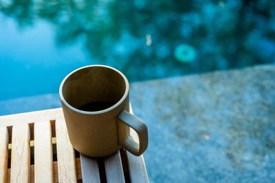 Close-up of coffee on table