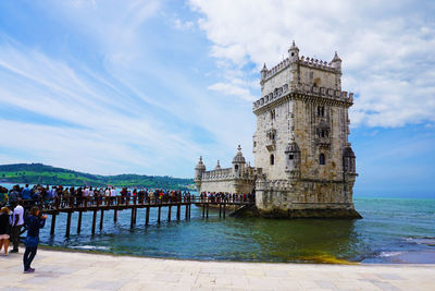 View of clock tower against sky