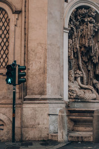 Statue of historic building