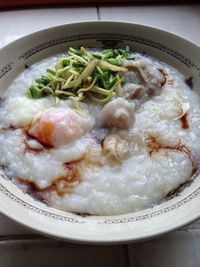 Close-up of food in plate