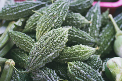 Full frame shot of fresh vegetables in market