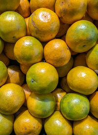 Full frame shot of oranges