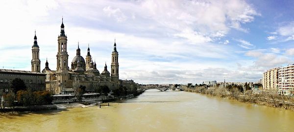 River with buildings in background