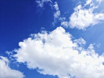 Low angle view of clouds in sky