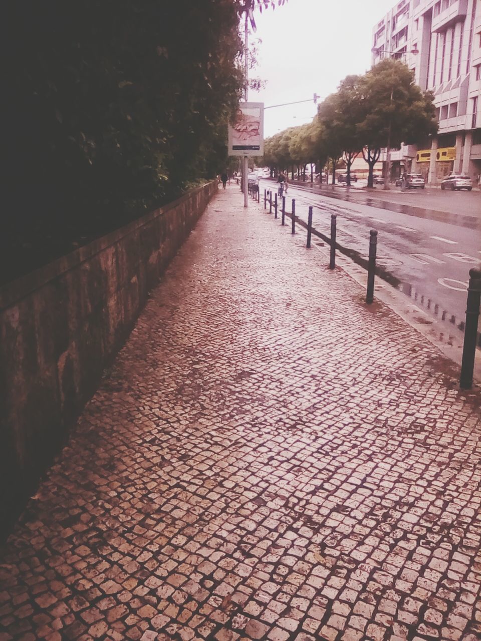 VIEW OF COBBLESTONE STREET