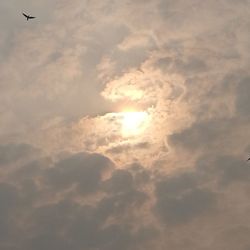 Low angle view of clouds in sky