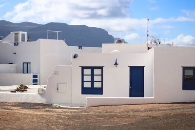 Houses against sky