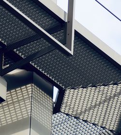 Low angle view of staircase in building