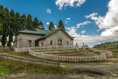 View of historical building in city