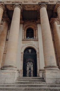 Low angle view of old building