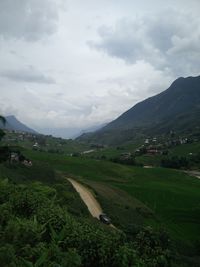 Scenic view of landscape against sky