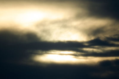 Scenic view of sky during sunset