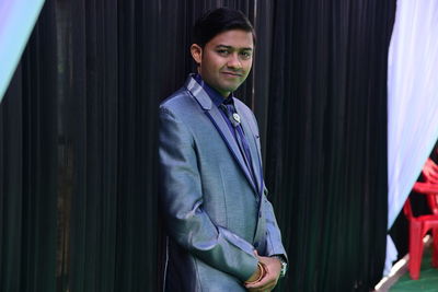 Portrait of a smiling young man