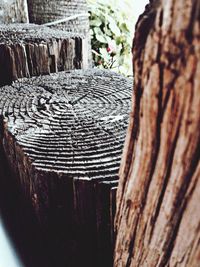 Close-up of wooden door