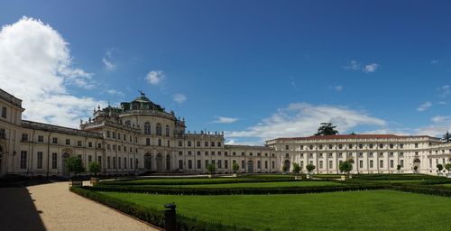 Palazzina di caccia of stupinigi against blue sky