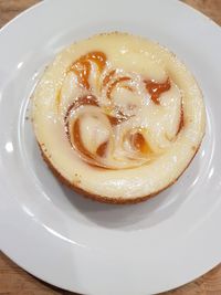 Close-up of dessert in plate