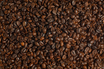 Full frame shot of coffee beans