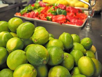 Close-up of fruits for sale in market