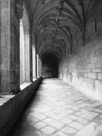Corridor of historic building
