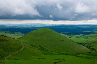 Scenic view of landscape against sky