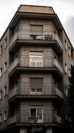 Low angle view of building against sky