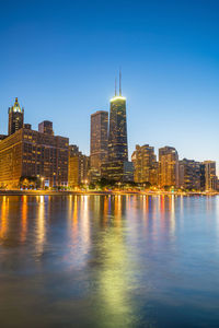 View of city at waterfront