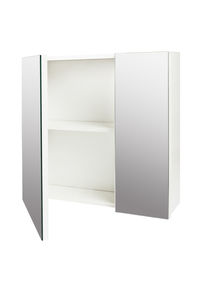 Low angle view of empty glass against white background