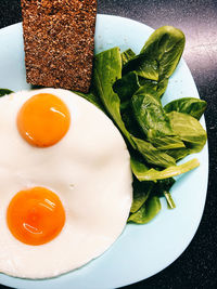 Close-up of food in plate