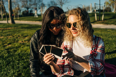 Young woman using mobile phone